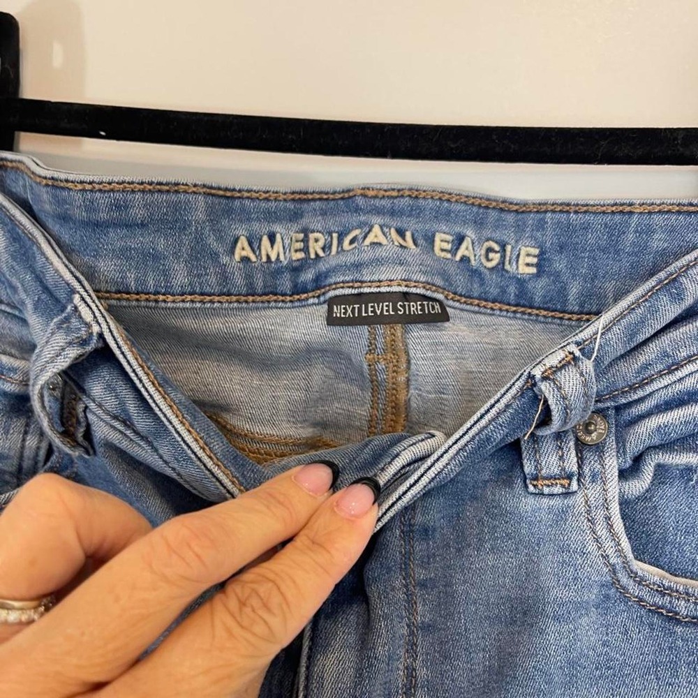 American Eagle Next Level Stretch High Rise Flare Jeans - Picture 5 of 8
